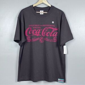NWT Coca Cola + Pac Sun Men's 100% Cotton Graphic Print Tee Shirt Size M; Coke